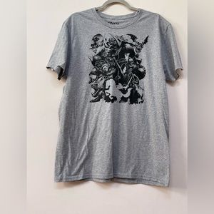 Legend of Zelda Ocarina Gray Black T-Shirt